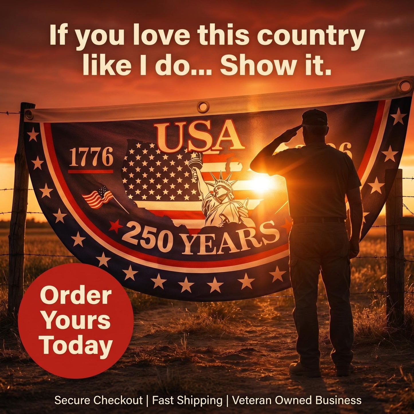 The 1776-2026 Legacy Banner