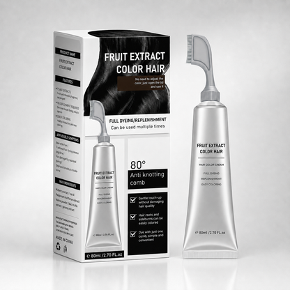 Plant-Based Comb Hair Dye