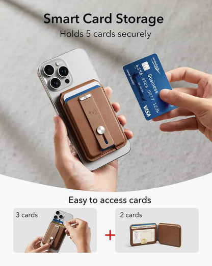 Multifunctional card holder, with positioning, magnetic attraction and bracket functions.