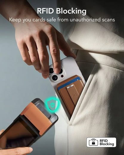 Multifunctional card holder, with positioning, magnetic attraction and bracket functions.