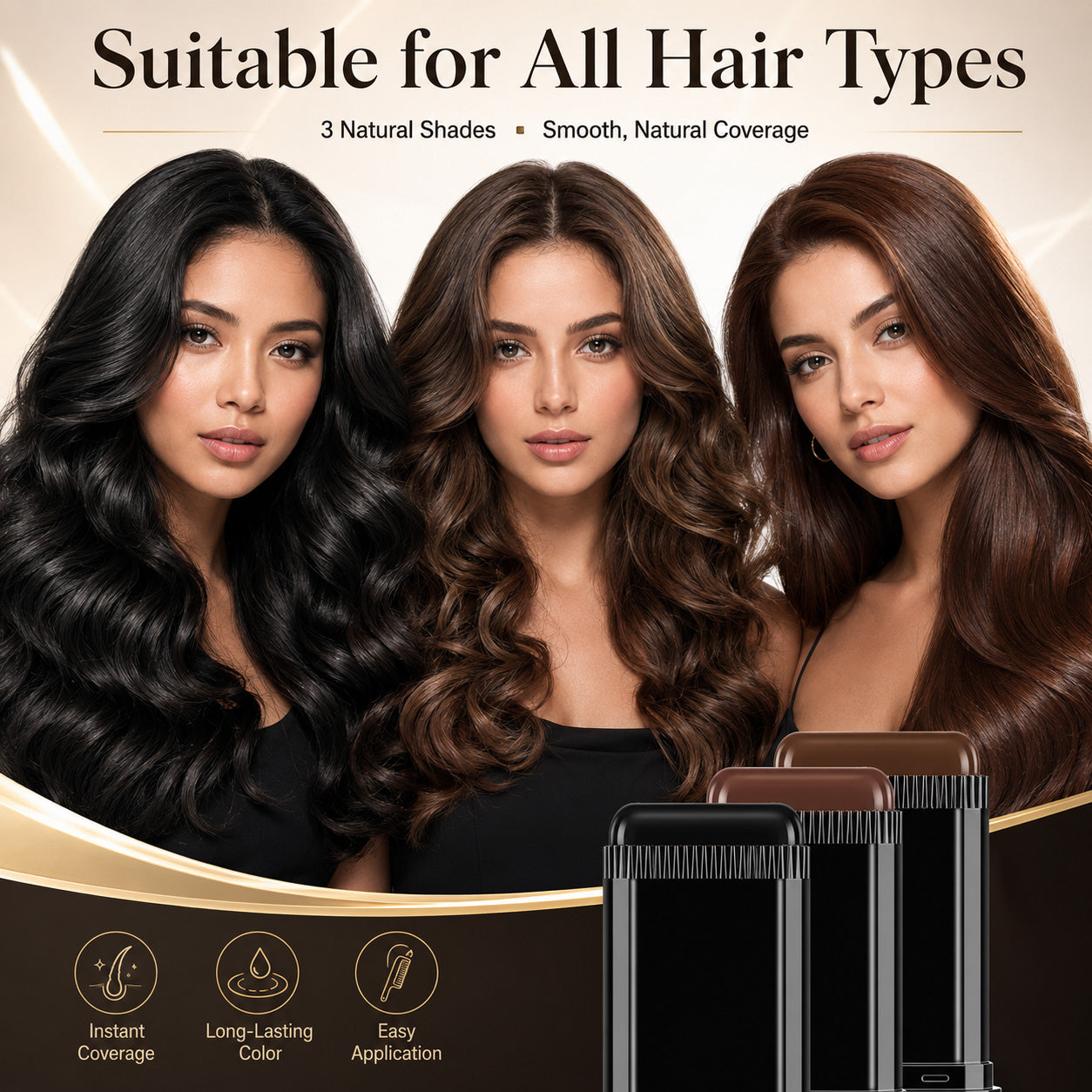 🔥BUY 1 GET FREE 1🎁Cover Gray Roots in Seconds — Without the Salon Mess