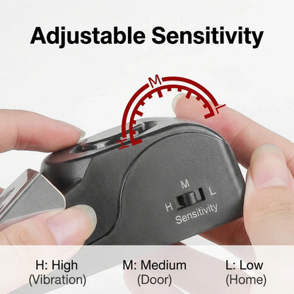 120dB Portable Door Stop Alarm for Home, Hotel & Travel