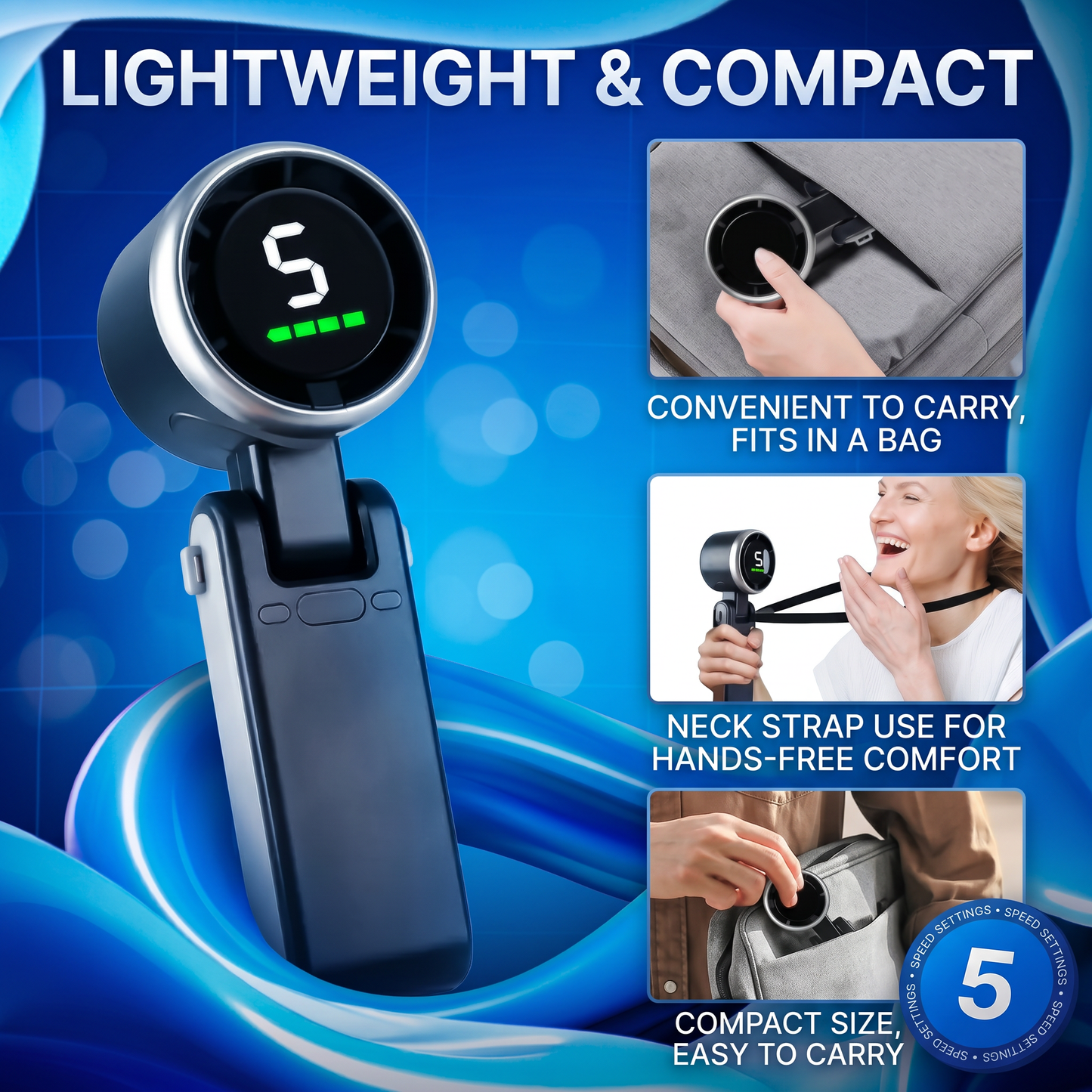 Portable Handheld Turbo Fan