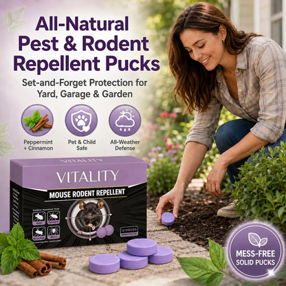 🔥50% Off Limited Time ⏳🔥All-Natural Peppermint & Cinnamon Pest & Rodent Repellent Pucks