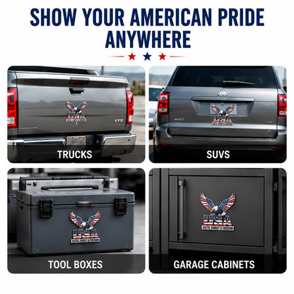 ★USA Faith, Family & Freedom★ Metal Car Emblem