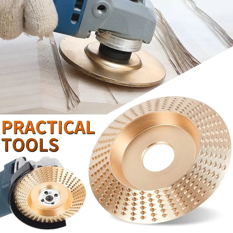 🛠️ All-in-One 3PCS Wood Carving & Shaping Disc Set
