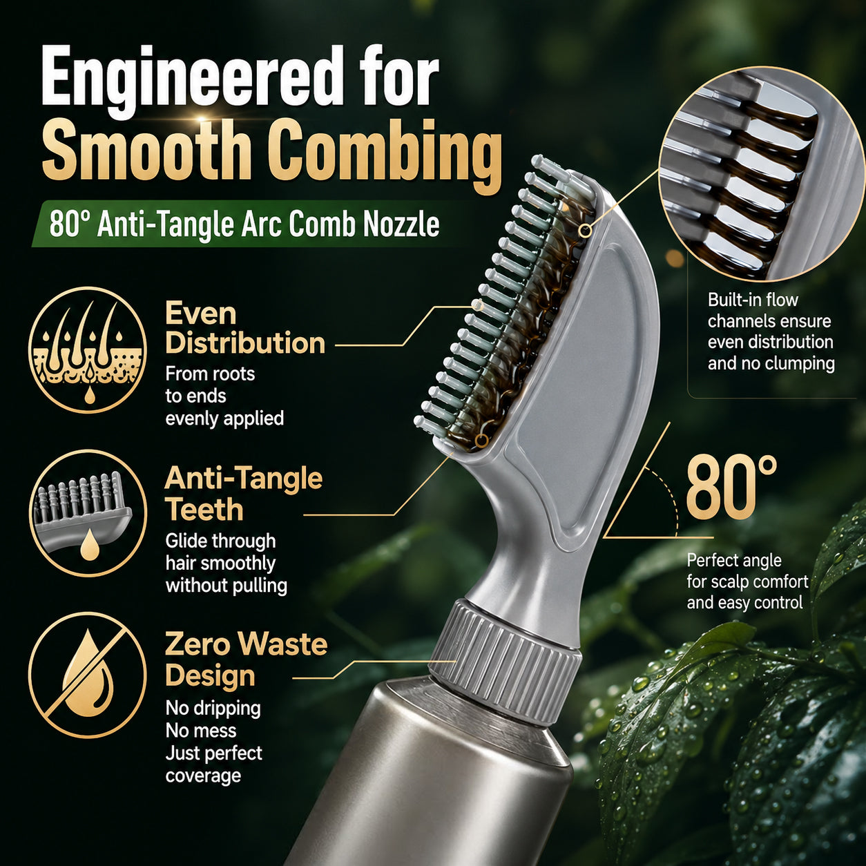 Plant-Based Comb Hair Dye