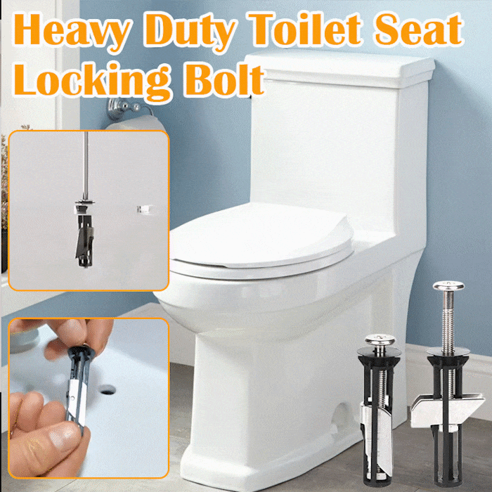 🔥Buy 1 Set And Get 1 Set Free🔥With three pieces per set.🔥Heavy Duty Toilet Seat Fastener Bolt kit.