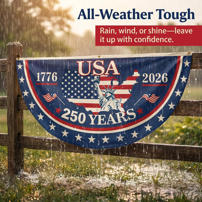 The 1776-2026 Legacy Banner: 100% Veteran-Handcrafted 250th Anniversary Heritage Flag