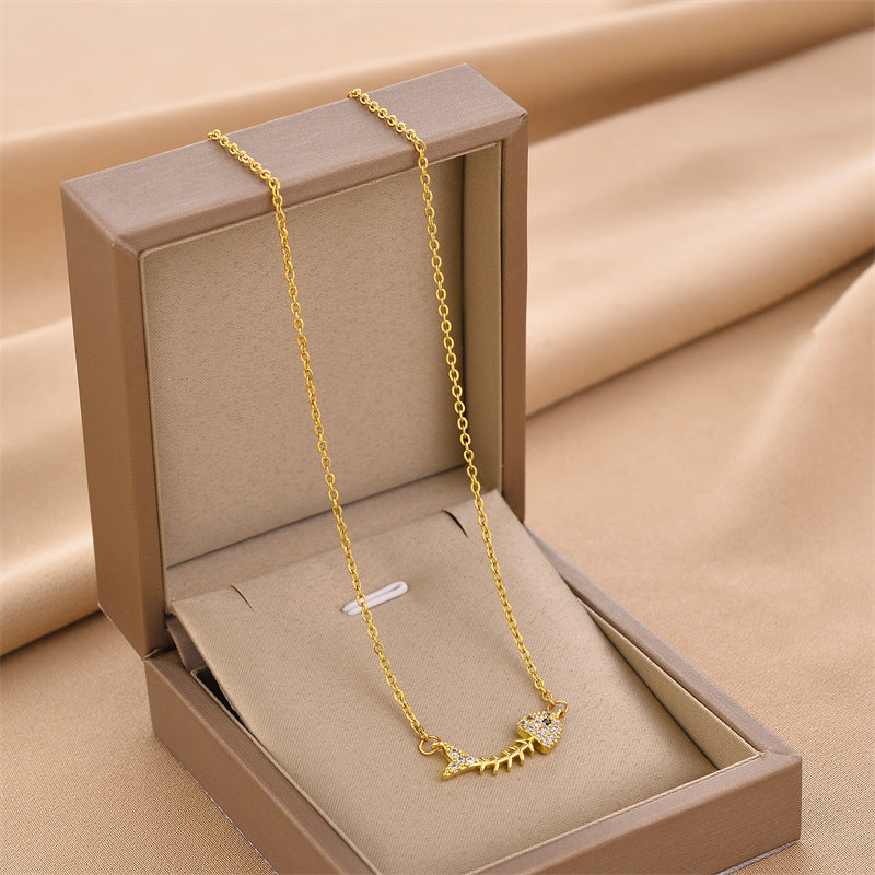 Fishbone Necklace