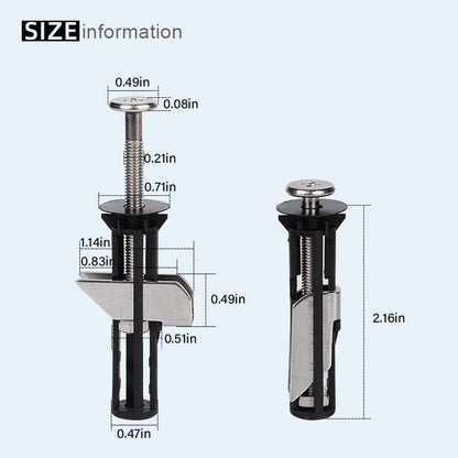 🔥Buy 1 Set And Get 1 Set Free🔥With three pieces per set.🔥Heavy Duty Toilet Seat Fastener Bolt kit.