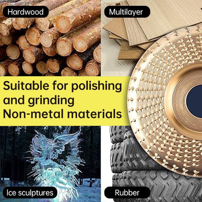 🛠️ All-in-One 3PCS Wood Carving & Shaping Disc Set