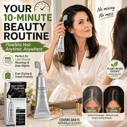 Plant-Based Comb Hair Dye