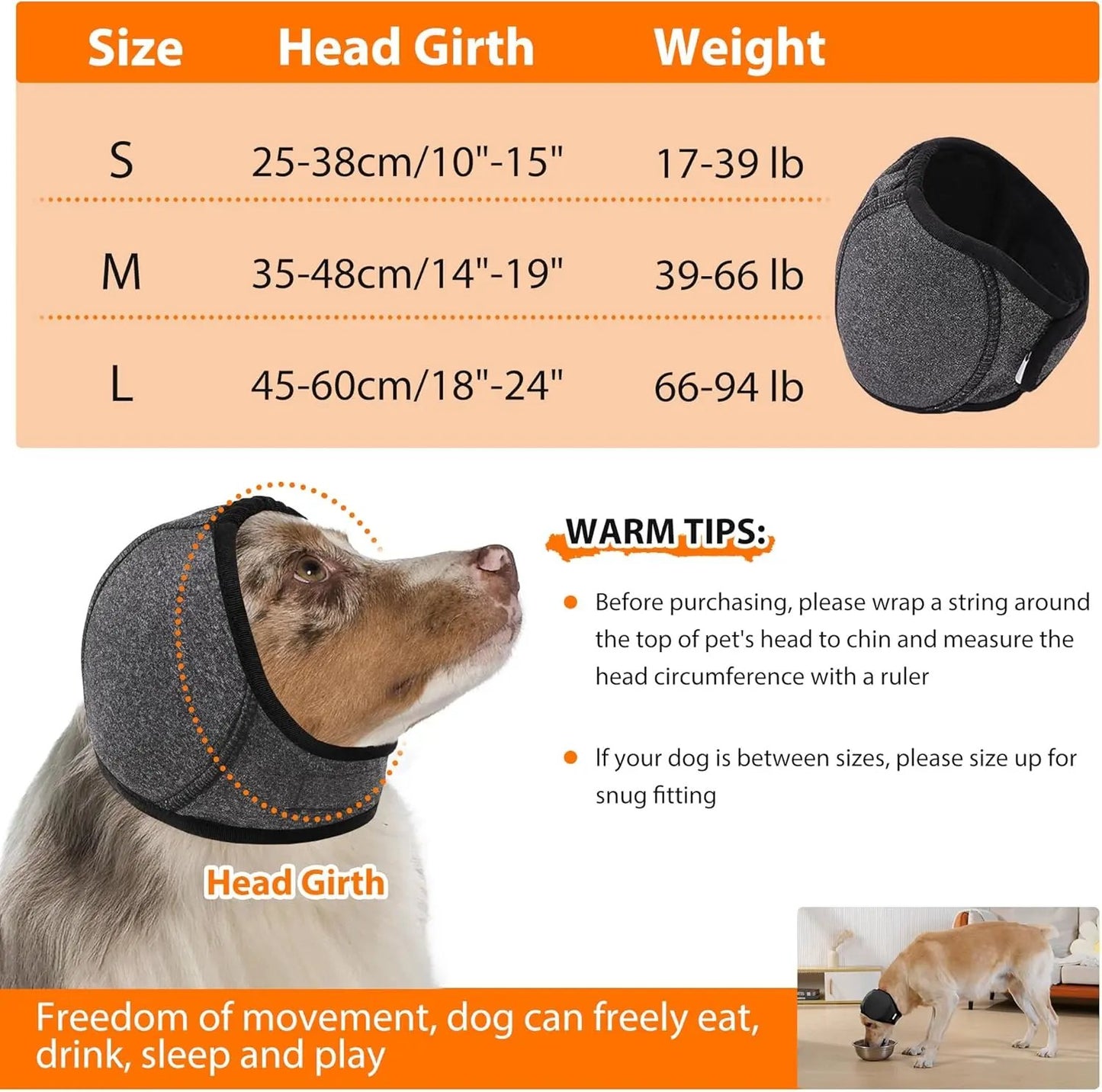 🔥 HOT SALE 49% OFF-Dog Calming Ear Wrap
