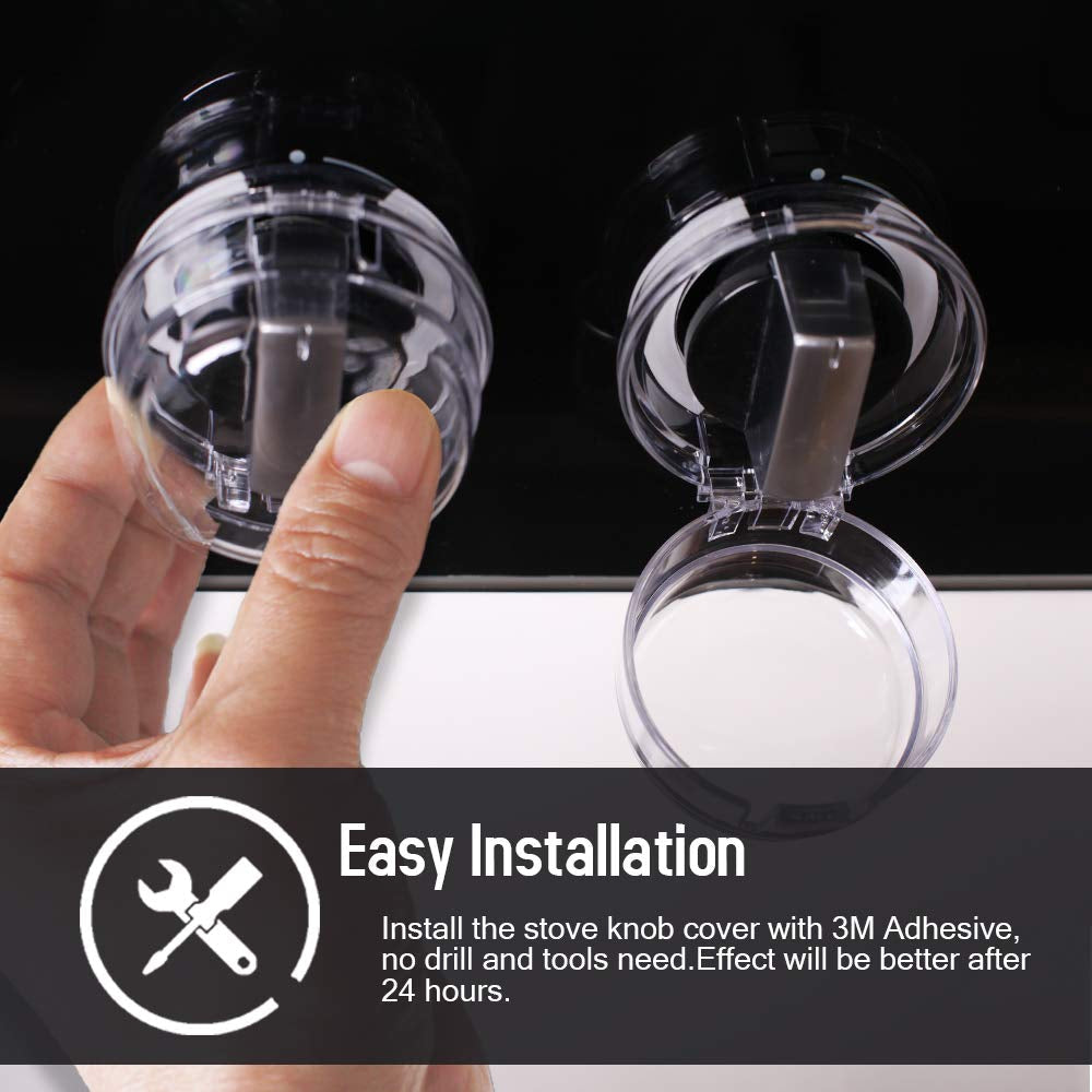Stove Safety Lock Covers(Two pieces per box)