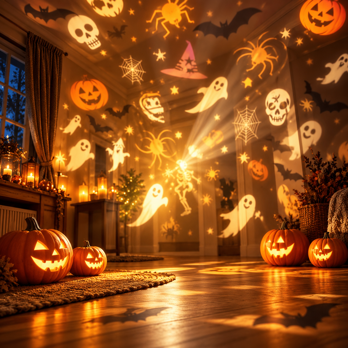 ✨ Christmas Projection Night Light – Turn Your Room Into a Holiday Wonderland
