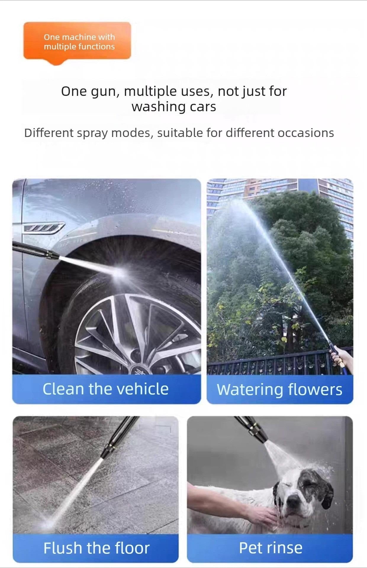 🔥Limited-time event, buy more get more free. - Home High-Pressure Car Wash Water Gun
