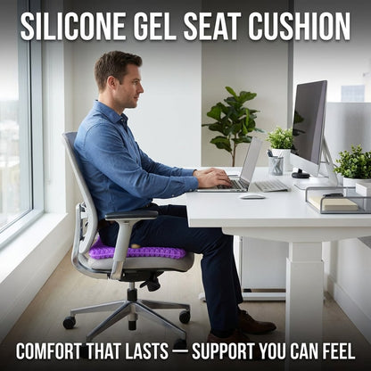 🔥Last day for 60% off✨ Ergonomic Silicone Seat Cushion – Relief You Can Feel