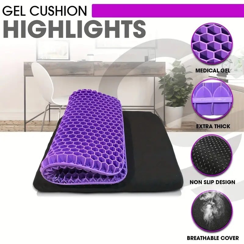 🔥Last day for 60% off✨ Ergonomic Silicone Seat Cushion – Relief You Can Feel