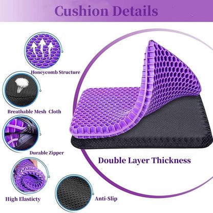 🔥Last day for 60% off✨ Ergonomic Silicone Seat Cushion – Relief You Can Feel