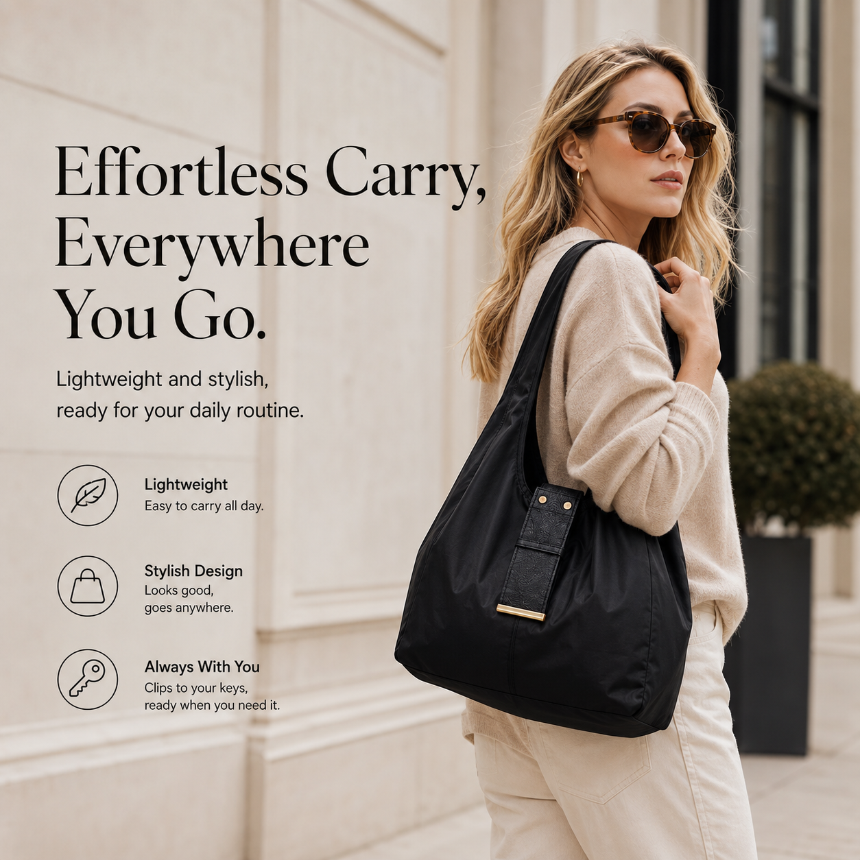 Snowhomey™ Foldable Keychain Tote